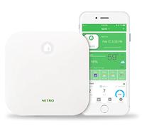 Netro Smart Sprinkler Controller 6 Zones Sprinkler Timer App-Based Irrigation Controller for Garden Lawn 2.4GHz WiFi Weather Service Plant Database APP Community Rain Skips Compatible with Alexa