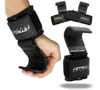 Netrox Accessori Palestra Uomo e Donna - Ganci Sollevamento Pesi, Fasce Polsi, P