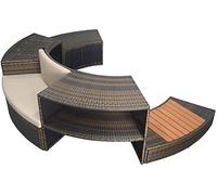 NETSPA N Arredo Solo - Vita Premium 160 - per Spa - SP-MOB160R - Set di 5 Moduli supplementari per Spa Semi Rigida Vita Premium - Pancs Confortevoli in PVC Tressato - Struttura Alluminio