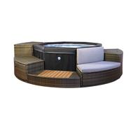 NETSPA SP-OCT165/MOB2 NetSpa Octopus Semi Rigida + Arredamento, 4-6 Posti