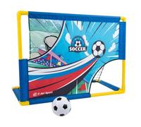 Netsportique Centro Giochi Multisport 3 in 1 per Bambini - Calcio, Hockey e Golf - Gioco da Interno ed Esterno con Sacchetti Lancio, Pallina e Pompa