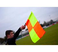 Netsportique Set di 2 Bandiere di Tocco, bandierine di Arbitro Assistente di Calcio, perfette per Partite di Calcio Ufficiali e tornei. - Borsa per Il Trasporto Inclusa