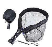 Netto di tuffo per la - telaio leggero pieghevole, scoop di pesce in nylon | Netto di atterraggio della maniglia telescopica compatta per il rilascio di cattura esca a minnow crevasse gamberi