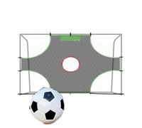 netto per il calcio - di calcio Target Net 12x6 | Rete di pratica di calcio smontabile, Rete con zone di 1/3/5 buchi, di allenamento per migliorare la precisione dei colpi