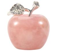Nettoppo 1 Pz Quarzo Rosa Naturale Rosa Mela per Decorazioni di Coppia Decorazione della Casa Studio Sala Decorazione Regalo DIY