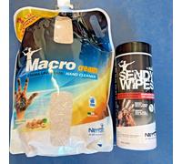 NETTUNO : 1x SACCA CREMA LAVAMANI 3000ml .ASSIEME a 1x BARATTOLO 40 SALVIETTINE
