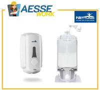Nettuno Dispenser A Muro Per Saponi T-Small Refill A Rabbocco Colore Bianco