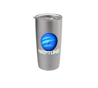 Nettuno sta chiamando e devo andare Blue Gas Planet Space Lover Bicchiere termico in acciaio inox doppia parete