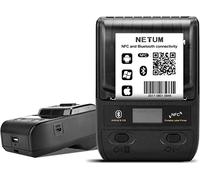 NETUM 58mm Stampante per etichette termiche Bluetooth con batteria ricaricabile, per ufficio, magazzino, spedizione, abbigliamento e gioielli, NT-G5