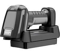 NETUM GY80U - Scanner Barcode Industriale Ultra-Resistente Wireless DPM, Scanner 2D QR con Base di Ricarica, Impermeabile IP67 e Antipolvere, Supporto Trasmissione Dati USB HID, RS232, Bluetooth