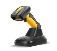 NETUM Scanner di codici a barre Bluetooth industriale QR aggiornato con dock di ricarica (NT-1202W)