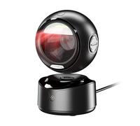NetumScan Lettore di codici a barre wireless 3 in 1, Bluetooth e lettore di codici QR omnidirezionale da tavolo 2.4G, scanner di codici a barre 1D 2D per magazzini, supermercati, sistemi POS al