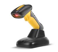 NetumScan Scanner di codici a barre 1D/2D Bluetooth wireless di livello industriale con dock di ricarica compatibile con POS, PC, iPhone, Android per il commercio al dettaglio e il magazzino