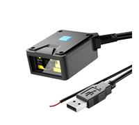 NetumScan Scanner di codici a barre 2D con supporto fisso, lettore di codice industriale 1D/2D/QR con rilevamento a induzione, porta USB, adatto per terminali self-service e linea di produzione