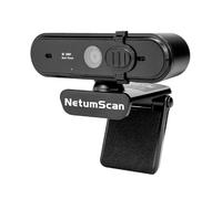 NetumScan Webcam 1080P Full HD microfono stereo con messa a fuoco automatica, 2 Megapixel webcam registrazione video chat, compatibile Windows, Mac