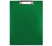 Netuno 1 portablocco formato A4 con clip, colore verde chiaro, con morsetto in metallo, in plastica, per scrivere, con clip