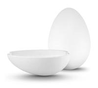 Netuno 1 Uovo polistirolo 20 cm Uovo Bianco in polistirolo Grande da Decorare colorare Decorazioni pasquali Fai da Te Paillettes decoupage Uova polistirolo Grandi addobbi pasquali per casa