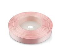Netuno 1 x nastro di raso rosa cipria 12 mm x 32 m rotoli decorativi per confezioni regali fai da te matrimonio compleanno artigianato