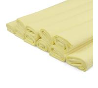Netuno 10 rotoli di carta crespa ecru 200 x 50 cm carta crespa colorata di alta qualità per lavoretti compleanno matrimonio Natale Pasqua Carnevale decorazioni fiori regali