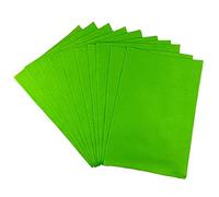 Netuno 10 x feltro decorativo verde A4 1 mm feltro feltro per decorazione fai da te fai da te per bambini, matrimonio, decorazione pasquale per la colazione