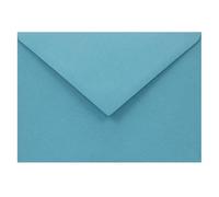 Netuno 100 buste lettera blu azzurro formato C6 114x 162 mm 110g Woodstock Azzurro buste per lettere belle per partecipazioni matrimonio compleanno inviti battesimo comunione Natale Pasqua
