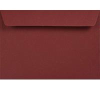 Netuno 100 buste lettera bordeaux formato C6 114 x 162 mm 120g Kreative Bordeaux buste lettere C6 colorate ecologiche per biglietti auguri inviti partecipazioni compleanno matrimonio Natale