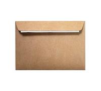 Netuno 100 buste lettera carta kraft formato C6 114 x 162 mm 120g EKO Kraft Design buste da lettera marroni vintage buste lettere carta riciclata buste inviti matrimonio compleanno partecipazioni