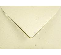 Netuno 100 buste lettera tabacco formato B6 12,5 x 17,5 cm 130g Flora Tabacco buste ecologiche carta riciclata per inviti partecipazioni matrimonio compleanno battesimo Natale Pasqua biglietti auguri