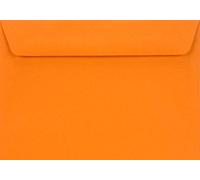Netuno 100 buste lettere arancione formato C6 114x 162 mm 90g Burano Arancio Trop buste da lettera carta colorata buste belle per inviti matrimonio compleanno Natale anniversario orange envelopes