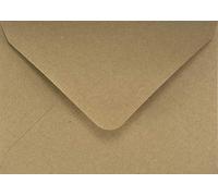 Netuno 100 buste lettere carta Kraft marrone formato B6 12,5 x 17,5 cm 100g busta da lettera ecologica per cartoline partecipazioni inviti