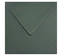 Netuno 100 buste lettere colorate quadrate verde alga 153 x 153 mm 120g Keaykolour Sequoia buste lettere decorative carta riciclata per inviti compleanno battesimo buste partecipazioni matrimonio