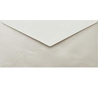 Netuno 100 buste lunghe colorate crema formato DL 11 x 22 cm 110g Sirio Pearl Oyster Shell buste per matrimonio biglietti inviti feste compleanno fidanzamento