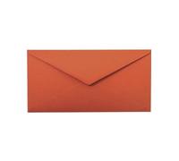 Netuno 100 Buste lunghe rosse DL 110 x 220 mm 120g Materica Terra Rossa Buste ecologiche Buste multicolor Buste colorate eleganti Buste riciclate per Matrimonio Compleanno Natale