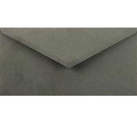 Netuno 100 buste per lettere DL americane antracite 220 x 110 mm 115 g Sirio Color Anthracite buste colorate lunghe per inviti compleanno matrimonio partecipazioni wedding envelope invitation