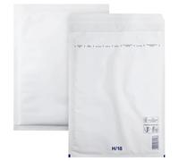 Netuno 100 buste spedizione imbottite bianche H/18 (290x 370 mm) buste spedizioni con bolle aria carta bianca buste per imballaggio con bolle buste pluriball grandi buste imbottite bubble