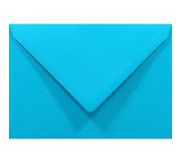 Netuno 1000 buste lettera colorate blu azzurro formato C6 114 x 162 mm Rainbow 80g buste per partecipazioni taglio a punta gommate