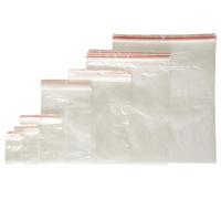 Netuno 1000 Sacchetti Trasparenti Chiusura a Pressione 200 x 250 mm bustine plastica Polietilene buste con zip Resistenti Riutilizzabili Impermeabili per conservazione imballaggio richiudibili