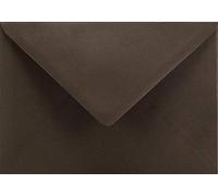 Netuno 100x busta lettere marrone scuro formato B6 12,5 x 17,5 cm 115g Sirio Color Cacao buste eleganti carta colorata per inviti partecipazioni biglietti compleanno matrimonio Natale
