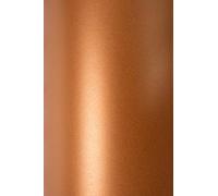 Netuno 100x Carta Perlata Rame A4 210x297mm 125g Sirio Pearl Copperplate - Perlescente Colorata Stampabile, Finitura Lucida per Lavoretti, Partecipazioni, Inviti, Biglietti