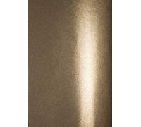 Netuno 100x cartoncino perlato marrone formato A4 21 x 29,7 cm 250g Aster Metallic Club Gold carta colorata perlescente per decorazioni lavoretti bricolage inviti partecipazioni bomboniere madreperla