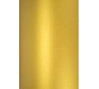 Netuno 10x carta perlata oro formato A5 14,8 x 21 cm 120g Aster Metallic Cherish carta perlescente oro per Natale Pasqua compleanno matrimonio battesimo decorazioni coni porta-riso inviti fai da te