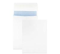 Netuno 125 buste con Soffietto laterale e Fondo a V bianco formato C5 16,2 x 22,9 cm 120g buste espandibili resistenti chiusura adesiva con strip per spedizioni Libri documenti Articoli Voluminosi