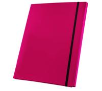 Netuno 1x cartellina portadocumenti rosa formato A4 dorso 20 mm con elastico cartella porta documenti cartone polypropylene