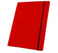 Netuno 1x cartellina portadocumenti rosso formato A4 dorso 20 mm con elastico cartella porta documenti cartone polypropylene
