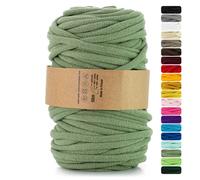 Netuno 1x corda macramè colorata pistacchio 9 mm 50 m corda in cotone anima in poliestere filo spago per macramè uncinetto ferri da maglia decorazioni cordoncino colorato cavo macramè filato