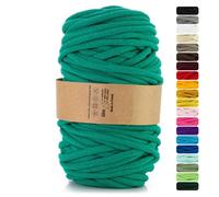 Netuno 1x corda macramè colorata turchese 9 mm 50 m corda in cotone anima in poliestere filo spago uncinetto ferri da maglia decorazioni cordoncino colorato cavo