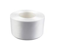 Netuno 1x rotolo nastro bianco 50 mm x 32 m nastro satin bianco nastrino bomboniere matrimonio battesimo comunione nastro di stoffa per regali confezioni decorazioni white ribbon