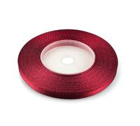 Netuno 1x rotolo nastro bordeaux chiaro 6 mm x 32 m nastro raso decorativo nastrino satin per bomboniere regalo matrimonio confezione regali cucito nastrini colorati nastro pacchetti nastri regalo