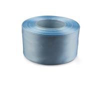 Netuno 1x rotolo nastro di raso satinato blu chiaro 50 mm x 32 m nastro satin nastrino bomboniere matrimonio battesimo comunione nastro di stoffa per regali confezioni decorazioni nastrino tessuto
