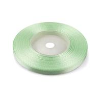Netuno 1x rotolo nastro di raso satinato pistacchio 6 mm x 32 m nastro satin nastrino bomboniere matrimonio battesimo comunione nastro di stoffa per regali confezioni decorazioni nastrino tessuto